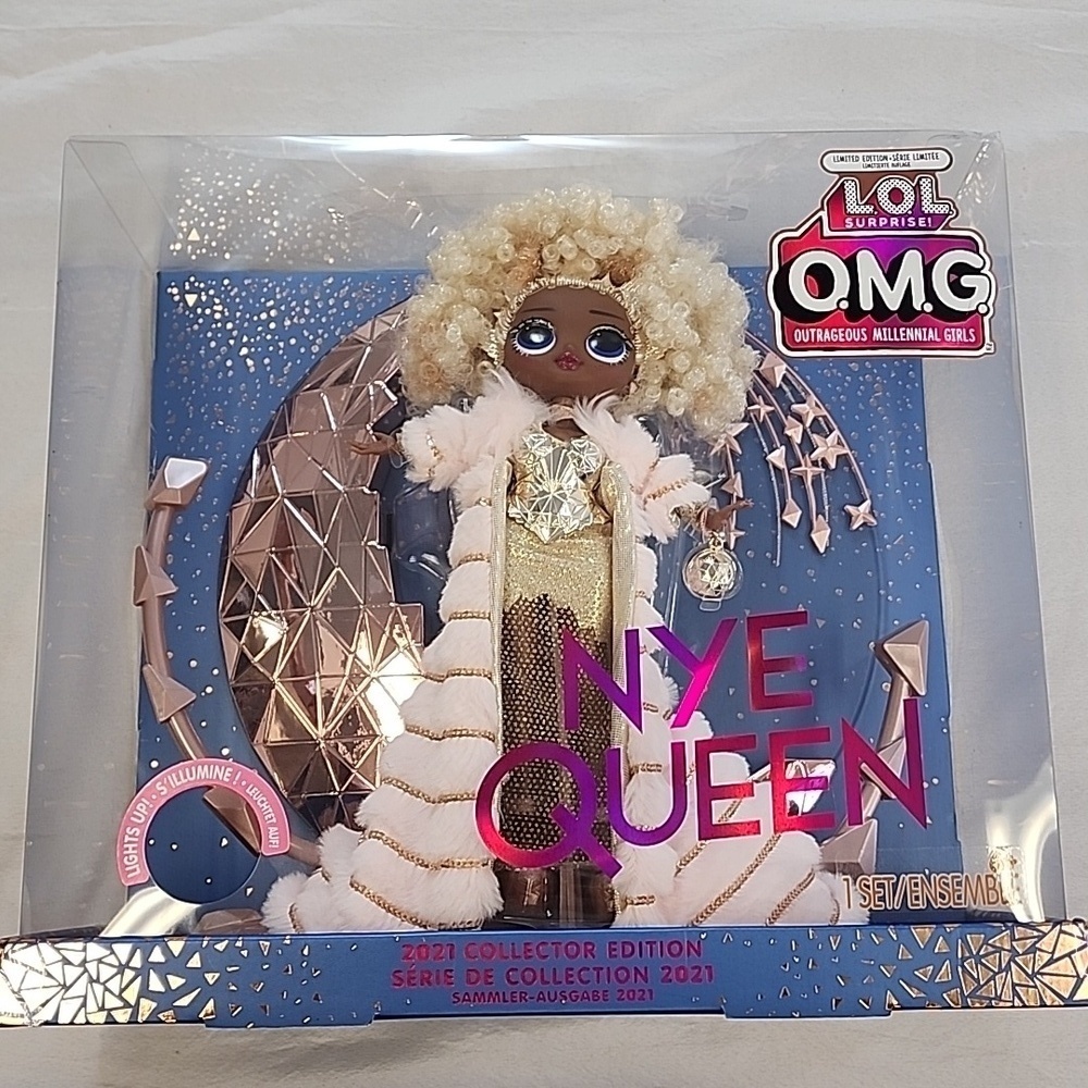 LOL Surprise OMG NYE Queen Doll 2021 Collector Edition MGA Lights Up NRFB NIB